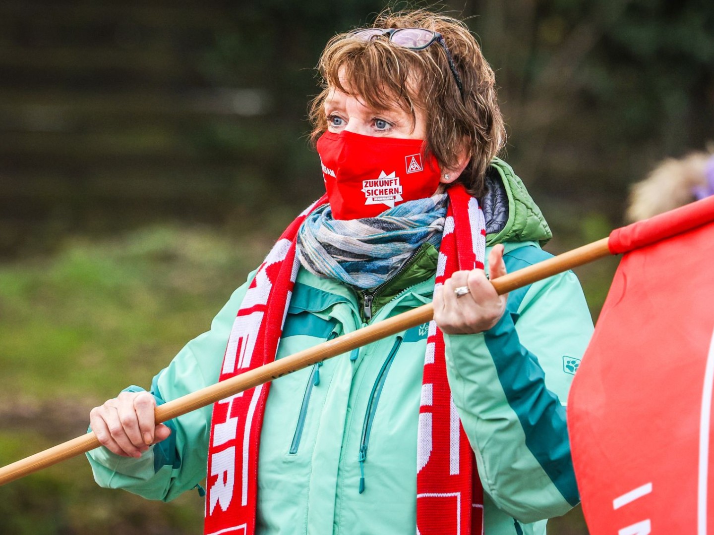 Textil und Bekleidung: Verhandlungsbegleitende Aktion in Mönchengladbach