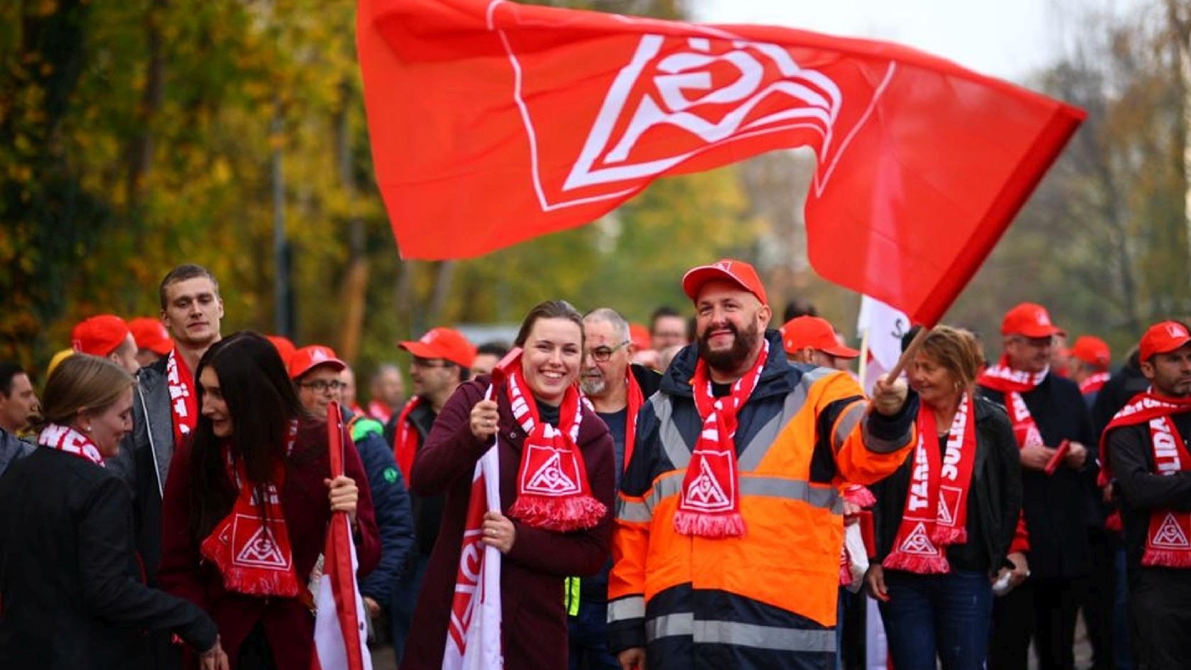 Warnstreik RIBE Schwabach / Bayern