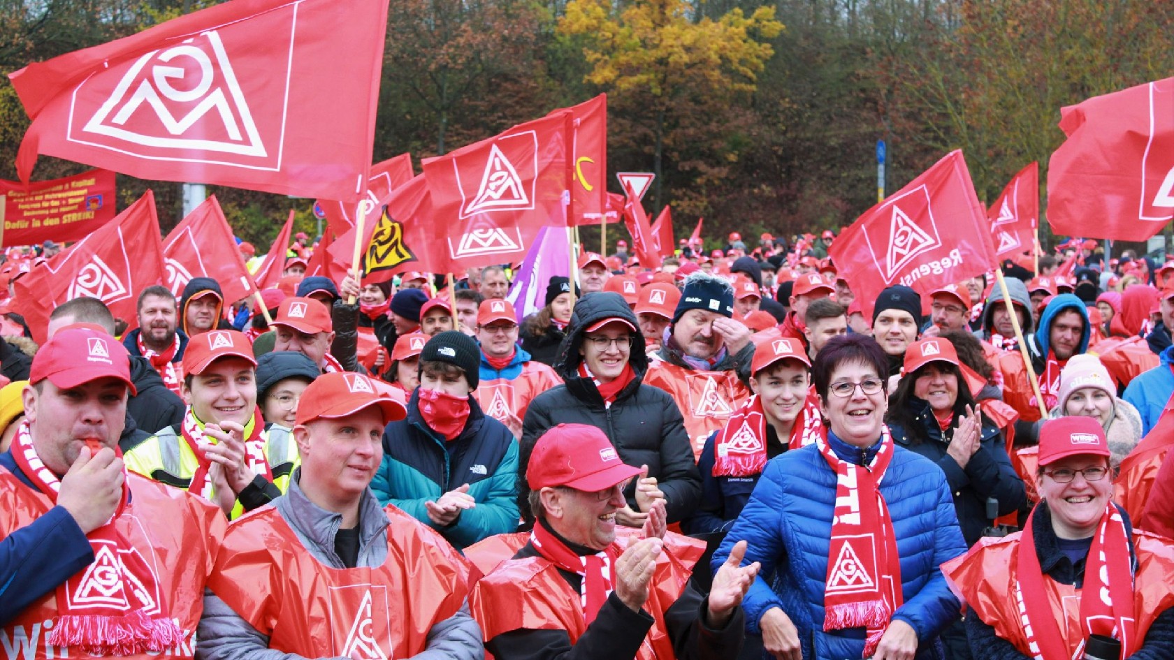 Warnstreik in Regensburg am 17.11.2021