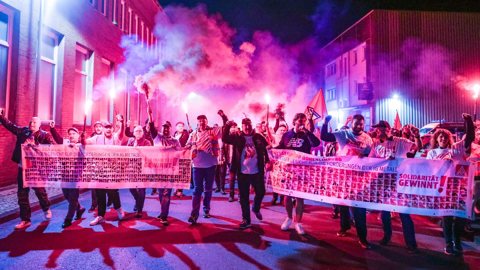 Warnstreikauftakt thyssenkrupp Hagen
