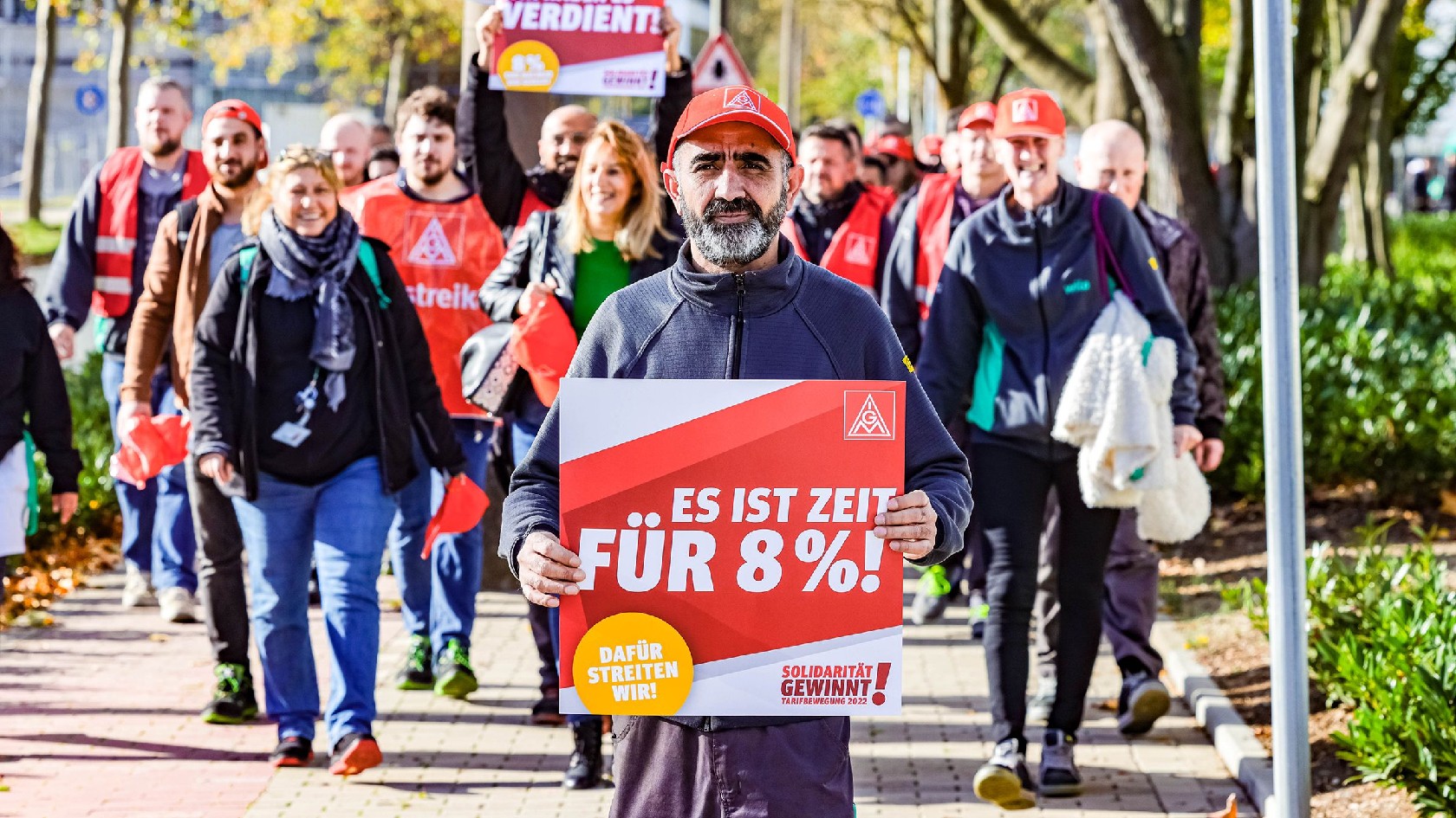 Warnstreik Wilo Dortmund / NRW
