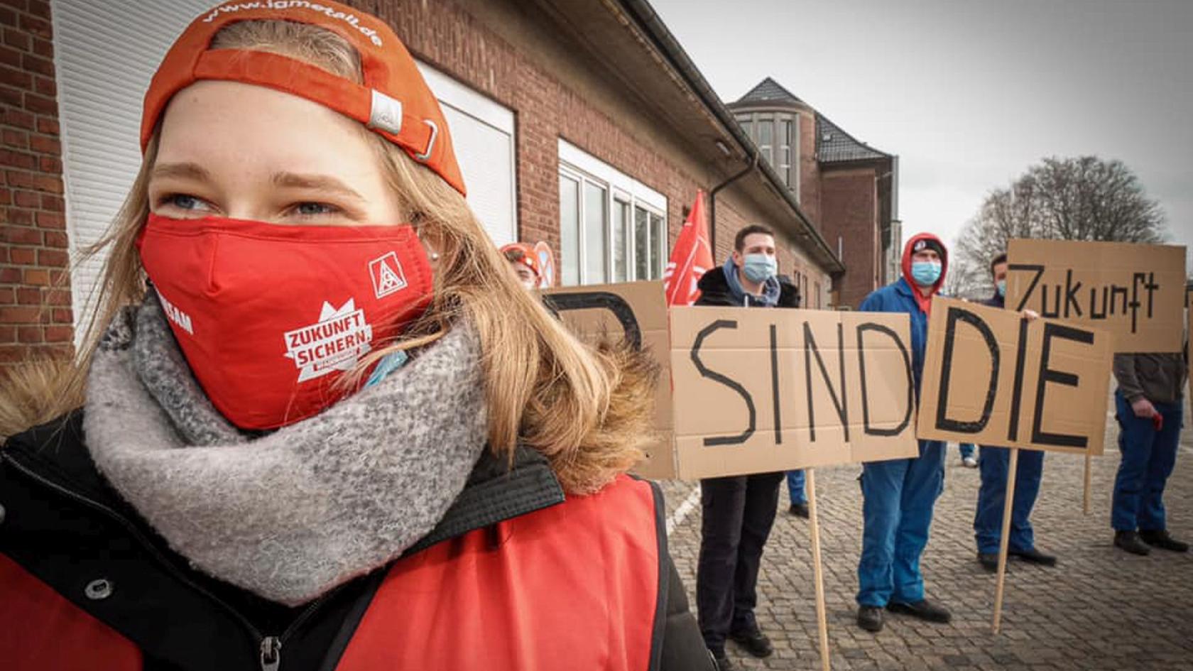 Warnstreik Thyssenkrupp Fahrtreppen Hamburg