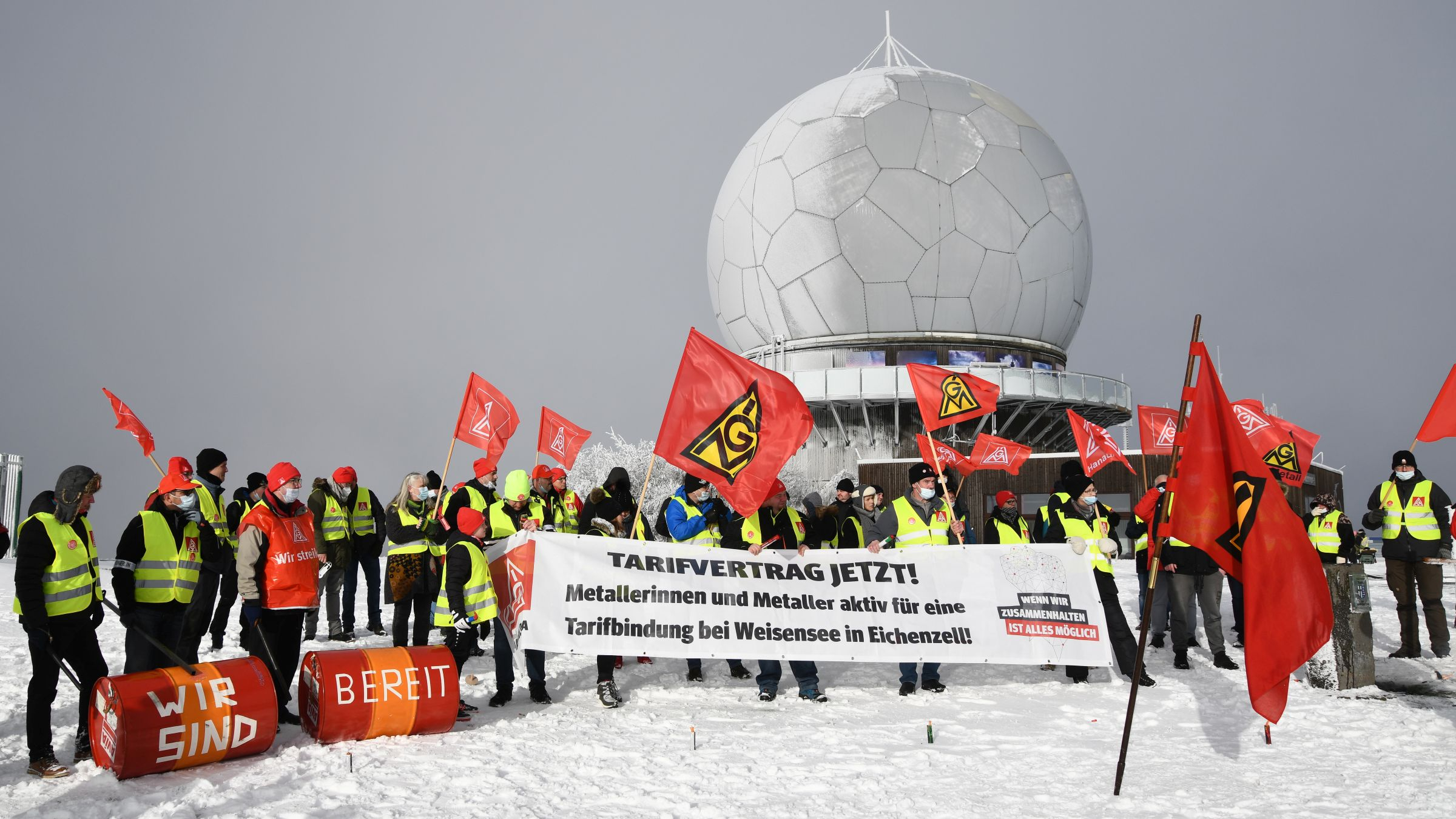 Weisensee: Höchster Streik Hessens auf der Wasserkuppe