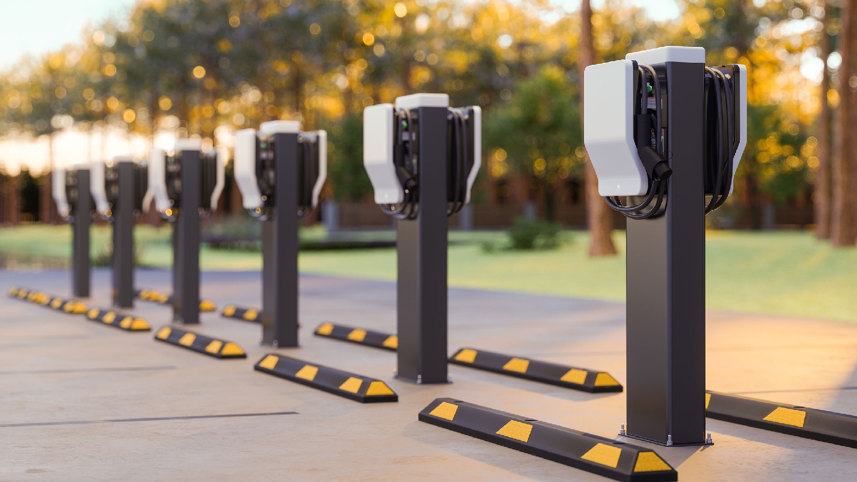 Einsame Ladesäulen warten auf E-Autos