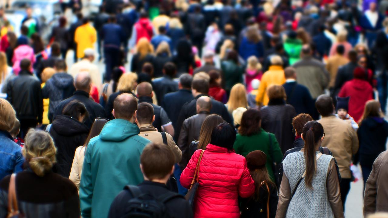 Soziales, Menschenmenge, Sozialpolitik abstrakt