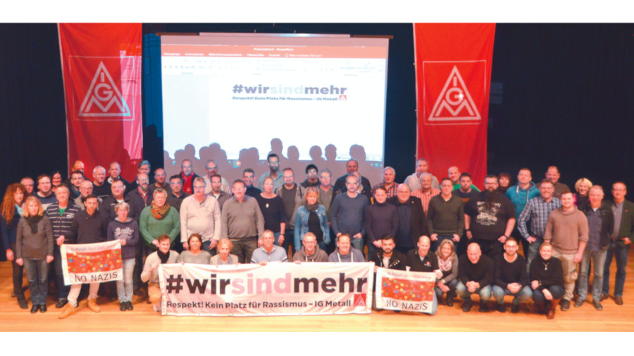 70 betriebliche Akteure waren am 23. Januar 2019 bei einer Tagesschulung in Northeim: »Klar Position beziehen für unsere Werte Respekt, Demokratie und Solidarität«